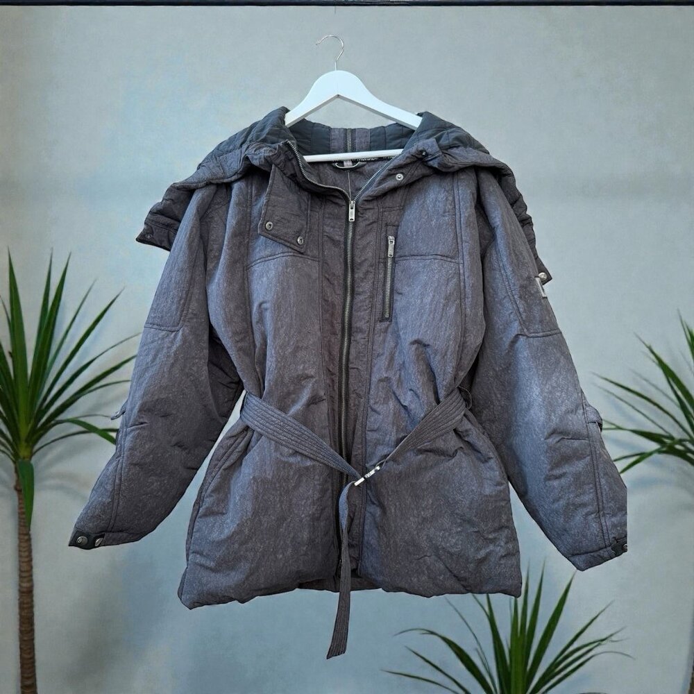 New Free People Women’s Tricked Out Trek Utility Puffer Jacket Size M - Picture 1 of 12